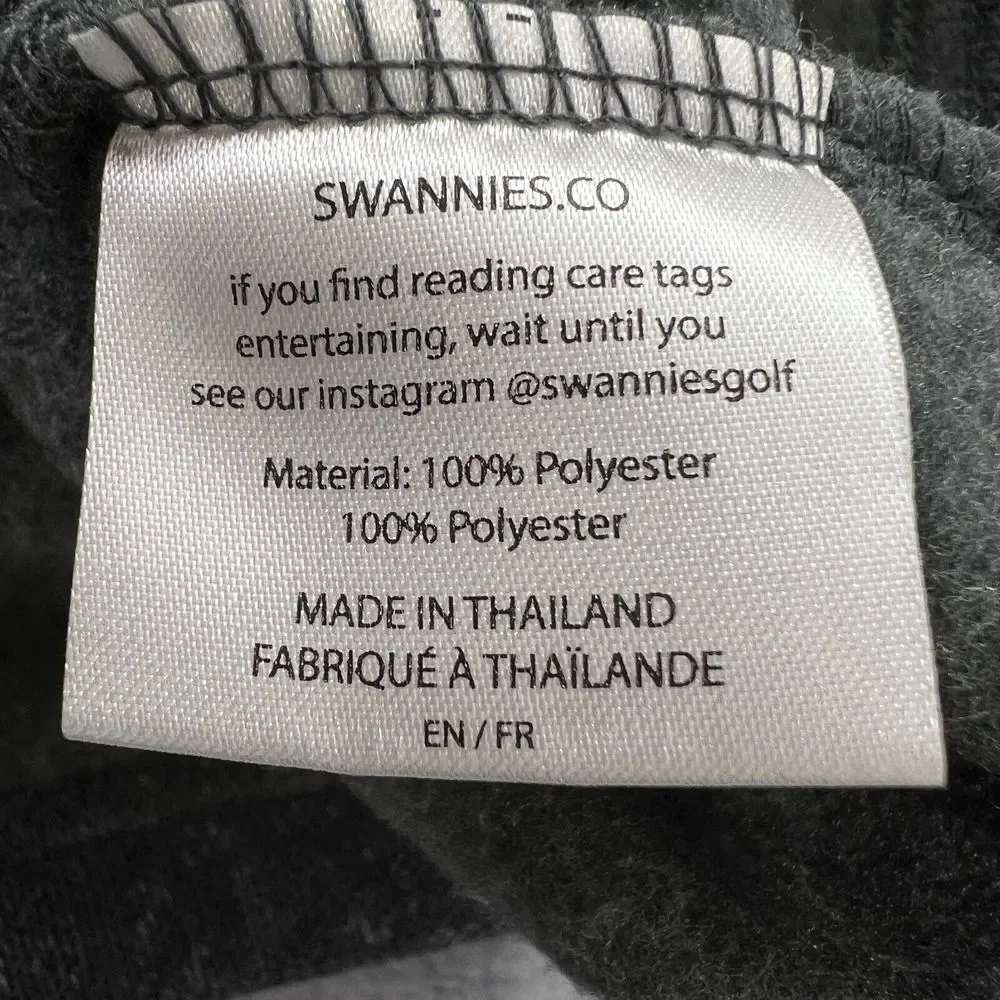 Swannies Sweater Mens 2XL Gray-Blue Wolff Fleece Pullover Long Sleeve 1/4 Snap‎